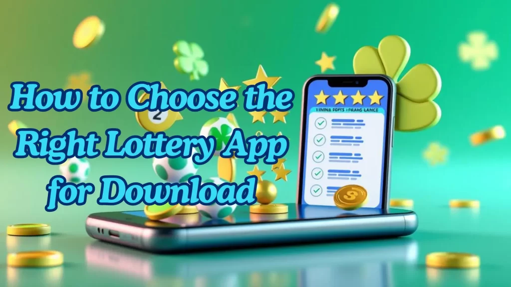 How to Choose the Right Lottery App for Download